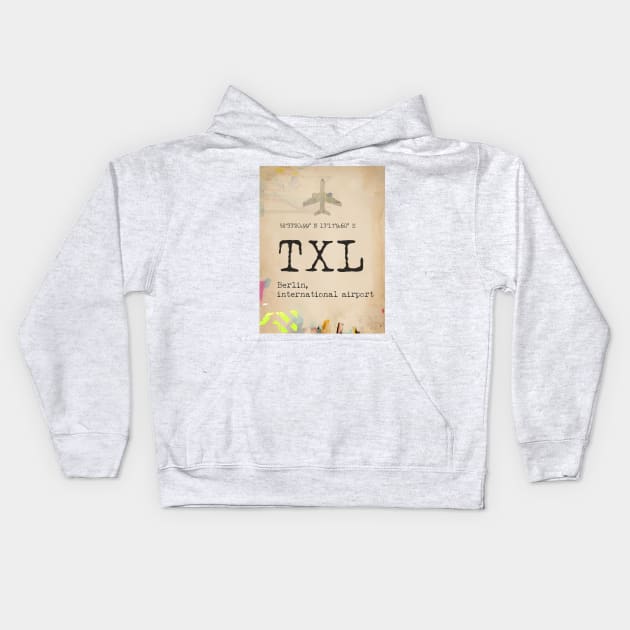 TXL Berlin Kids Hoodie by Woohoo